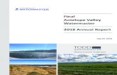 Final Antelope Valley Watermaster 2018 Annual Report...FINAL Antelope Valley Watermaster 2018 A nnual Report July 29, 2019 2490 Mariner Square Loop, Suite 215 Alameda, CA 94501 510.747.6920