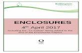 ENCLOSURES - Bollington · 2017-04-03 · Report to Bollington Town Council meeting to be held on 4 April 2017 from Borough Councillors – James Nicholas and Amanda Stott Since the