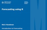 Forecasting using R - Rob J. Hyndman · 2016-10-18 · CASE STUDY 1: Paperware company Forecasting using R 11 Problem: Want forecasts of each of hundreds of items. Series can be stationary,