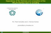 Dependence of the thickness and composition of the HfO2/Si ...2006-2012.conacyt.gob.mx/Becas/feria/Documents/11a... · CINVESTAV 1 P.G. Mani-González and A. Herrera-Gomez gmani@qro.cinvestav.mx