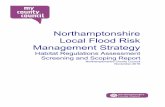 Northamptonshire Local Flood Risk Management Strategy · 2016-11-10 · Northamptonshire Local Flood Risk Management Strategy 1.13. The Flood and Water Management Act (FWMA, 2010)