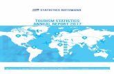 TOURISM STATISTICS ANNUAL REPORT 2017...tourists (overnight visitors) while 8.6 percent (152,372) was attributed to same-day visitors. The total number of tourists shows a 3.7 percent