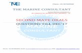 SECOND MATE ORALS - The Marine Consultantthemarineconsultants.com/wp-content/uploads/2018/11/SM-Orals-Q… · Routine chart info..windrose explanation..do u know Beaufort scale and