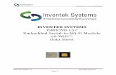 INVENTEK SYSTEMS ISM4390-L57 Embedded Serial-to-Wi-Fi ... Sheets/Inventek Systems PDFs/IS… · 7.1 UART A universal asynchronous receiver / transmitter (UART) with 3.3v logic levels