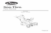 Sno-Throapache.ariens.com/manuals/01997100A.pdf · 3 08200228 1 Engine, 195cc Tecumseh OH195SA 120V (Serial No.: 101 – 26199, 26404 and up) 08200019 1 Engine, 195cc Tecumseh OH195SA