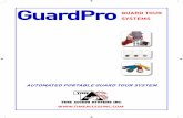 GuardPro - Time Access Systems Inc. · -Software and user manual on CD -M6000 recorder with carrying case. -PC docking station. -One supervisor key. -Five recording station iButton