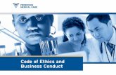 Code of Ethics and Business Conduct...II Applicability of the Code of Ethics and Business Conduct 9 III Our Expectations and Your Responsibilities 10 IV Compliance Documentation 13