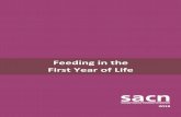 Feeding in the First Year of Life - gov.uk...S.8 Information on dietary patterns and nutritional status in infancy was derived from the 5-yearly Infant Feeding Surveys (IFS) (McAndrew