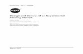 Design and Control of an Experimental Tiltwing Aircraft CR-2017-219456_Final.pdfDesign and Control of an Experimental Tiltwing Aircraft Linnea Persson KTH Royal Institute of Technology