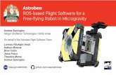 Astrobee: ROS-based Flight Software for a Free-flying Robot in … · Astrobee is a one square foot free-flying, holonomic robot Designed to operate inside the International Space
