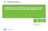 Efficiency in Railway Operations and Infrastructure Management · 2018-09-18 · Efficiency in Railway Operations and Infrastructure Management Discussion Paper No. 2015-12 Summary