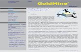 GoldMine - DJ Hunt 2005.pdfThe GoldMine Advisor- October 2005 1 Editor DJ Hunt The GoldMine Advisor In This Issue GoldSync Problems - A White Paper Isolating the Problem is Half the