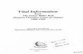 Vital Information from The Guion Miller Roll (Eastern ...Vital Information from The Guion Miller Roll (Eastern Cherokee Court of Claims) 1906-1909 transcribed and edited by Billy Dubois