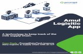 TechnologySolutionForBulkMilkCooler by developing an AMUL logistics app. The primary goal behind the
