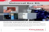 Universal Box KG - BBC Group · SAP-No. 222436 • 0813 Humid electrical connections? Connections to be modified? Who has not been confronted with these issues. With the Universal