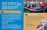 BOY SCOUT & CUB SCOUT DAY - National Constitution Center · mind Scout Day activities will take place throughout the day, so plan on staying awhile. Call 215.409.6800 to book your