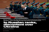 In Russian ranks, discontent over Ukrainegraphics.thomsonreuters.com/15/05/UKRAINE-CRISIS:SOLDIERS.pdf · He said military commanders are trying to find more people who will go to