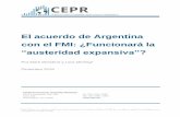 El acuerdo de Argentina con el FMI: ¿Funcionará la “austeridad … · 2020-02-03 · crecer al 0 por ciento mensual hasta junio de 2019 y al 1 por ciento por el resto del año.