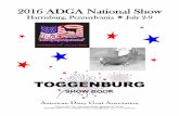 TOGGENBURG - American Dairy Goat Associationadga.org/wp-content/uploads/2016/07/ToggenburgShowbook.pdf · 2019-03-25 · American Dairy Goat Association PO Box 865, 161 West Main