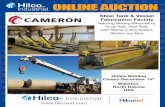 Hilco ONLINE AUCTION - Microsoft · Steel Tank & Vessel Fabrication Facility Featuring Welding Manipulators, Fit Up Rolls, Plate Rolls, ... TransPuls Synergic 5000 CMT Welding Power