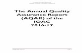 The Annual Quality Assurance Report (AQAR) of …hjce.in/wp-content/uploads/2017/05/AQAR-2016-17.pdfGUJARAT RESEARCH SOCIETY’S HANSRAJ JIVANDAS COLLEGE OF EDUCATION AQAR HJCE 2016‐17