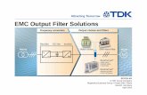 EMC Output Filter Solutions - TDK Electronics AG...Attracting Tomorrow EMC Output Filter Solutions EPCOS AG A TDK Group Company Magnetics Business Group • Power EMC Filters Munich,