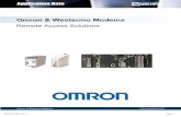 Omron & Westermo Modems · Note: Omron PLC The Host Link Port control switch on the PLC should be set to OFF to use the user defined port parameters. This is usually DIP switch 5
