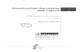 Construction Surveying and Layoutllrc.mcast.edu.mt/digitalversion/Table_of_Contents_102122.pdf · ~ construction surveying and layout Table of Contents CHAPTER 1 Construction Surveying