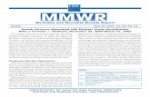 Morbidity and Mortality Weekly Reportpublic and disaster victim identification [DVI] areas, separate food and beverage areas from DVI, and ensure an adequate number of hand-washing