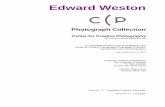 Edward Weston - Center for Creative Photography · Edward Weston Photograph Collection Center for Creative Photography  An alphabetical index to the photographs in the