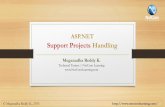 Support Projects Handling - Amazon Web Services S… · ASP.NET Support Projects Handling © Meganadha Reddy K., 2015  Meganadha Reddy K. Technical Trainer | NetCom Learning