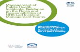 Management of Incidents: Guidance Management Teams. · 2019-09-05 · This document provides generic guidance for the NHS in preparing for, and managing public health incidents in