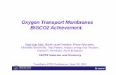 Oxygen Transport Membranes BIGCO2 AchievementBIGCO2 Achievements · 2014-11-17 · Oxygen Transport Membranes BIGCO2 AchievementBIGCO2 Achievements Paul Inge Dahl, Marie-Laure Fontaine,