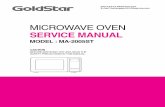 MICROWAVE OVEN SERVICE MANUALdl.owneriq.net/3/305ab2b6-4b8c-4ac6-b5de-e96fc52861c2.pdfNot only the microwave oven itself but utensil don’t get hot either, when heat is provided,