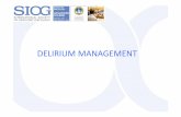 0800-0840 - Delirium management - G Colloca · D Drugs, Drugs and toxins, too E Eyes, ears L Low O2 states (MI, ARDS, PE, CHF, COPD, stroke, shock) ... – Increased blood brain barrier