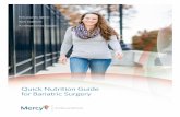 Quick Nutrition Guide for Bariatric Surgery...• Bodytech® Whey Pro 24 • Premier® whey protein powders or ready to drink • 1st Phorm® Level-1 • Zero Carb Isopure® powders