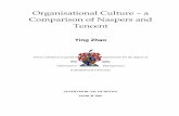 Organisational Culture – a Comparison of Naspers and Tencent · organisational culture is mainly becoming focused and taken as a weapon in a company’s survival and development.
