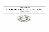 High School COURSE CATALOG...7 Graduation Plans Students graduating from a Texas high school must complete graduation requirements outlined by the state and receive a passing score