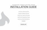 COOKTOP VENTILATION HOOD INSTALLATION GUIDE...wolfappliance.com | 5INSTALLATION Wiring Connections REMOTE BLOWER WIRING 1 Remove the top cover of the electrical box by extracting two