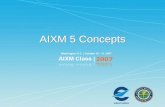AIXM 5 Conceptsaixm.aero/sites/aixm.aero/files/imce/library/2007... · ISO 19100 standards used in AIXMISO 19100 standards used in AIXM AIXM Conceptual Model (UML) Geometry ISO 19107