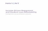 Income-Driven Repayment and Student Loan Affordability€¦ · Income-driven repayment (IDR) plans are important tools to help students keep their federal student loan payments affordable.