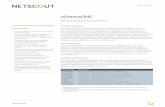 nGeniusONE - NETSCOUT€¦ · * ®Supported on Red Hat® Enterprise Linux v6.x 64-bit (English only) and Windows ... • Multi-level security ACL allows group configuration with flexible