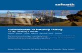 Fundamentals of Earthing Testingsafearth.com/wp-content/uploads/TG0060A.pdf · skills associated with testing and the interpretation of test results. Fundamentals of Earthing Testing