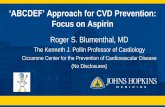‘ABCDEF’ Approach for CVD Prevention: Focus on Aspirinweb.brrh.com/msl/GrandRounds/2020/GrandRounds...at increased bleeding risk. III: Harm B-R 2. Low-dose aspirin (75-100 mg orally