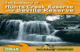 The bushland of Hunts Creek Reserve and Seville Reserve · The Bushland of Hunts Creek Reserve and Seville Reserve The Bushland of Hunts Creek Reserve and Seville Reserve For a short