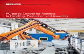 PC-based Control for Robotics in Handling, Production and ... · PC-based control can integrate robotics and Condition Monitoring into one standard controller … ‘Scientific Automation’