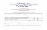 Chemistry 2030 “Introduction to Organic Chemistry” Fall ...faculty.missouri.edu/~glaserr/2030f15/2030f15_exam3_AK.pdf · Chemistry 2030 “Introduction to Organic Chemistry”