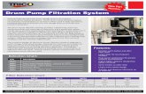 drum pump filtration flyer - Trico Corporation · contamination related problems. Trico’s Drum Pump Filtration System can prevent contamination or remove it when used in daily operations,