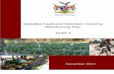 Namibia Food and Nutrition Security Monitoring Plan (By... · MUAC Classification and Referral Algorithm 60 ... CSO Civil Society Organisation DDRM Directorate: Disaster Risk Management