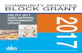 COMMUNITY SERVICES BLOCK GRANT€¦ · participants served. This report summarizes key data from CAAs reported in the CSBG Information System Survey (CSBG IS) and data on state administration